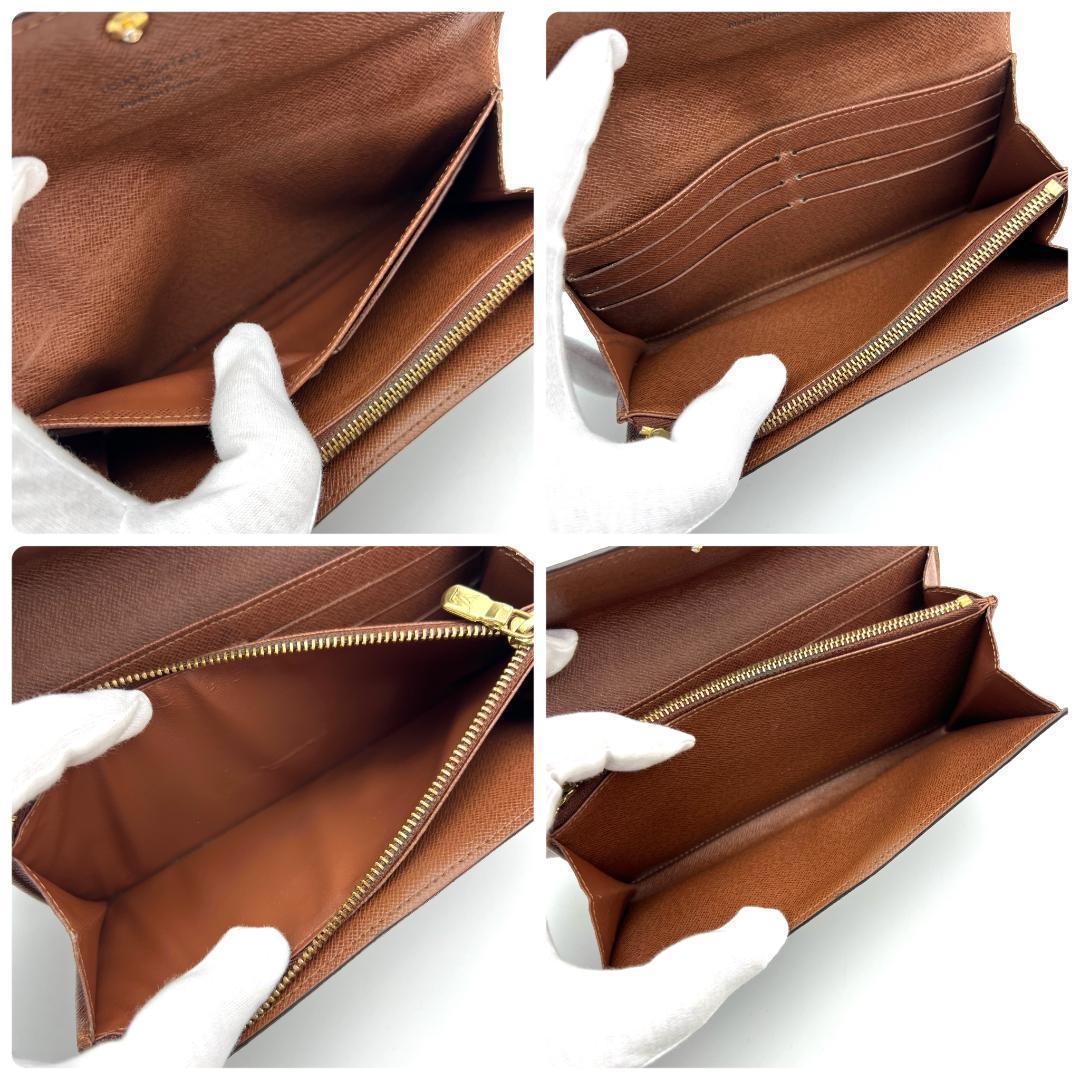 【極美品】ルイヴィトン モノグラム ポルトフォイユ サラ 長財布 C122