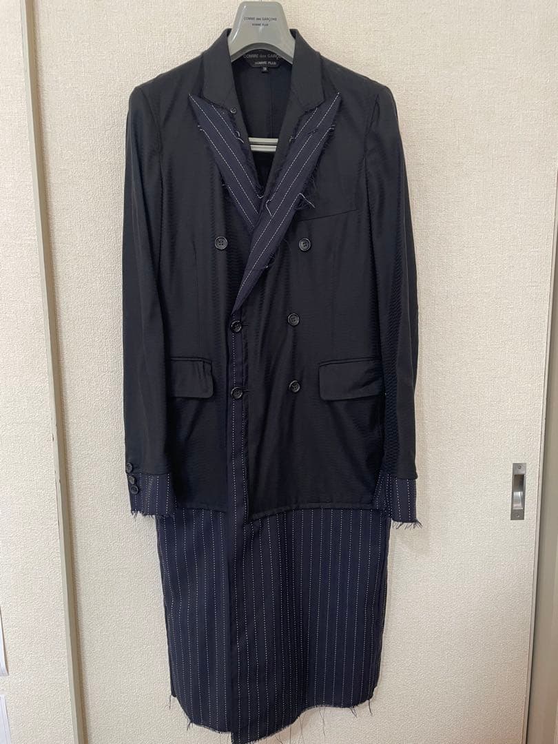 COMME des GARÇONS HOMME PLUSダブルロングジャケット