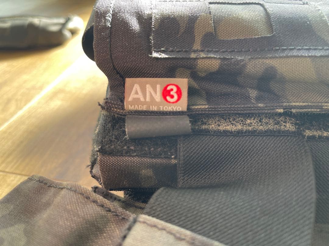 x115xTAYLOR P15 プレートキャリア マルチカムブラック