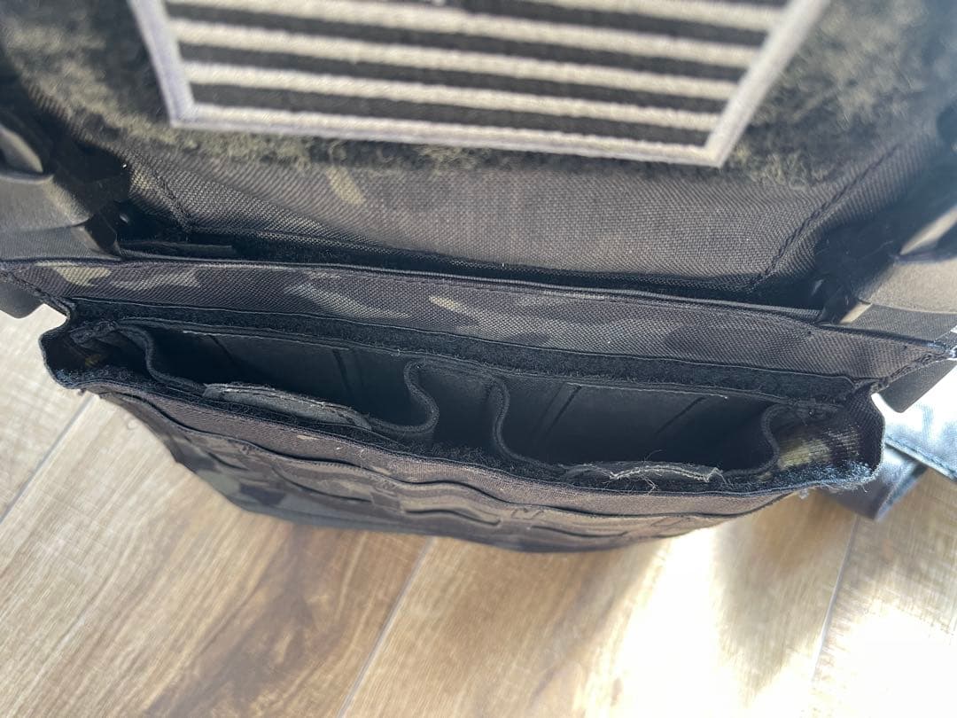 x115xTAYLOR P15 プレートキャリア マルチカムブラック