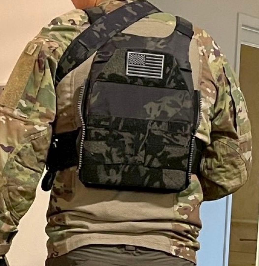 x115xTAYLOR P15 プレートキャリア マルチカムブラック