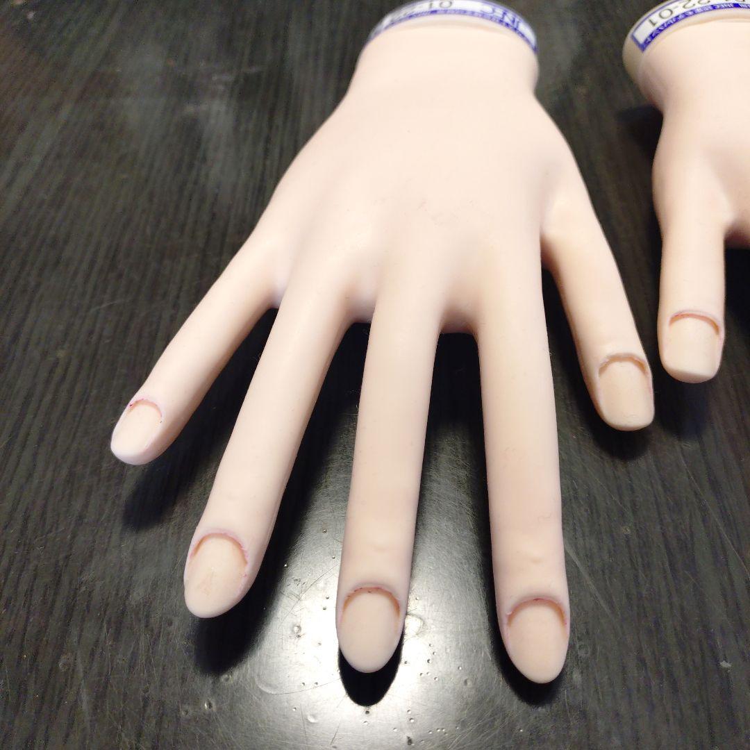 JNEC認定モデルハンド（骨折なし）と練習用ハンド