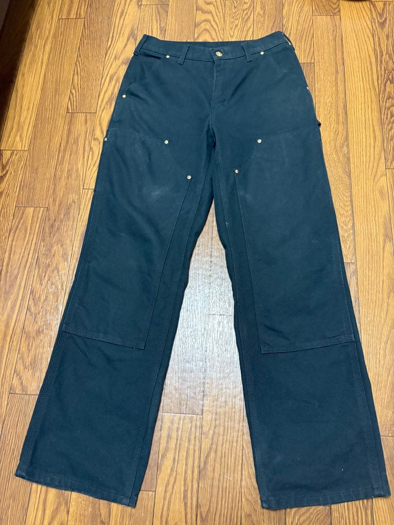 m*様 Carhartt　カーハート　ダブルニー　ブラック　ペインター　USA製