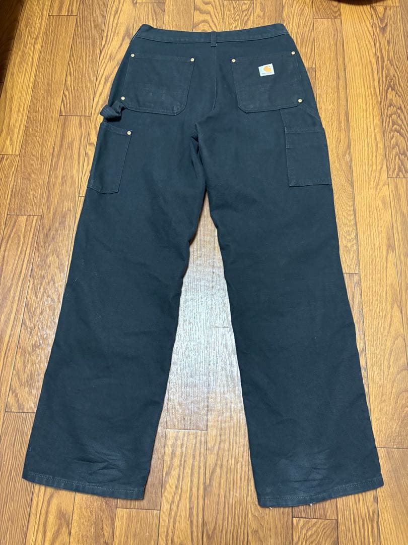 m*様 Carhartt　カーハート　ダブルニー　ブラック　ペインター　USA製