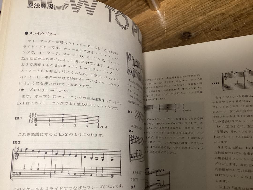 ★楽譜/ライクーダー/ギタースタイル/タブ譜/RY COODER/ギター