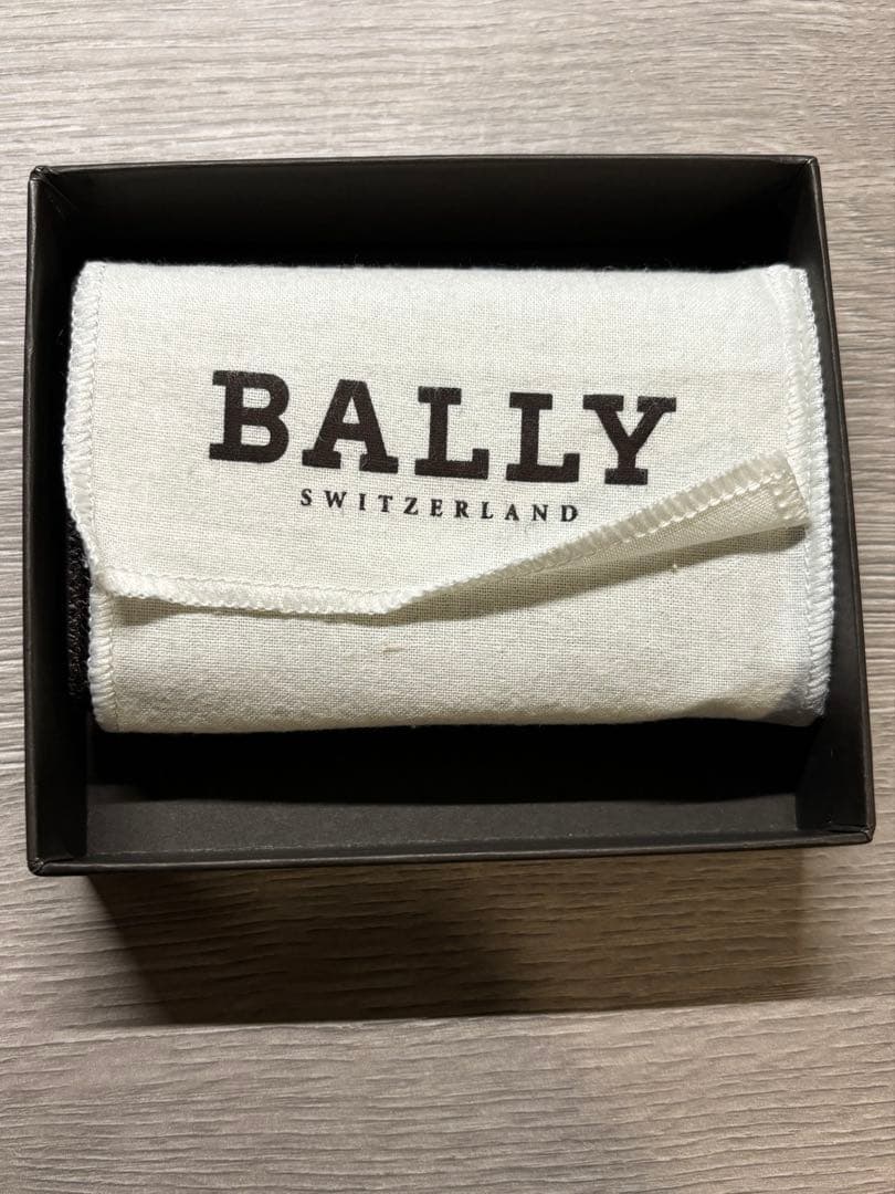 値下げ！未使用品　BALLY ブラック レザー キーケース