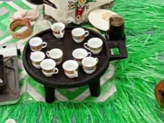 アフリカ　エチオピア　アンティーク　コーヒーテーブル