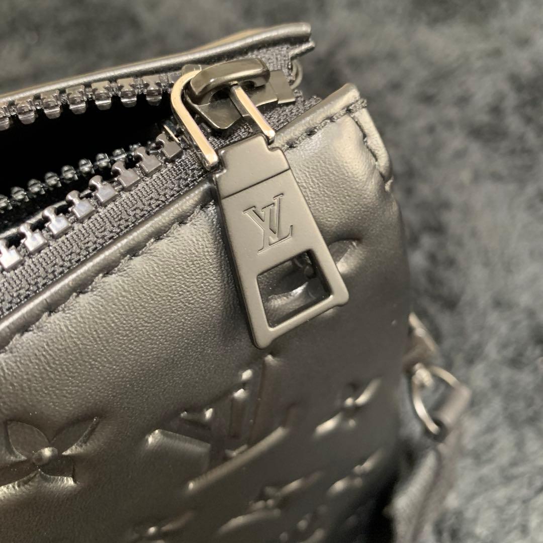 本日限定価格 ノベルティ モノグラム ショルダーバッグ オールブラック