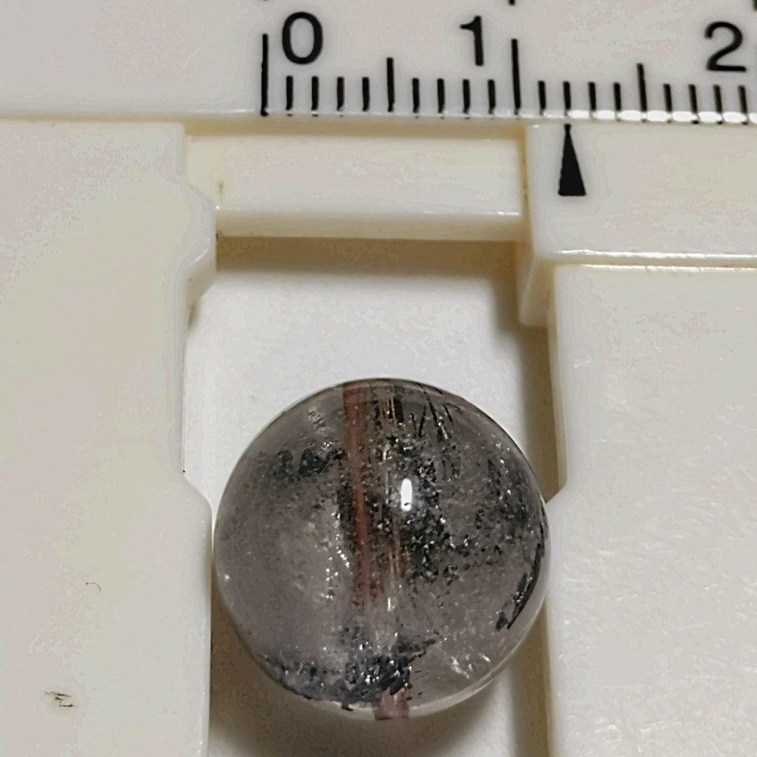 ★(ta.com！)リッチスティブナイトinクォーツ 12ミリ珠 ビーズA