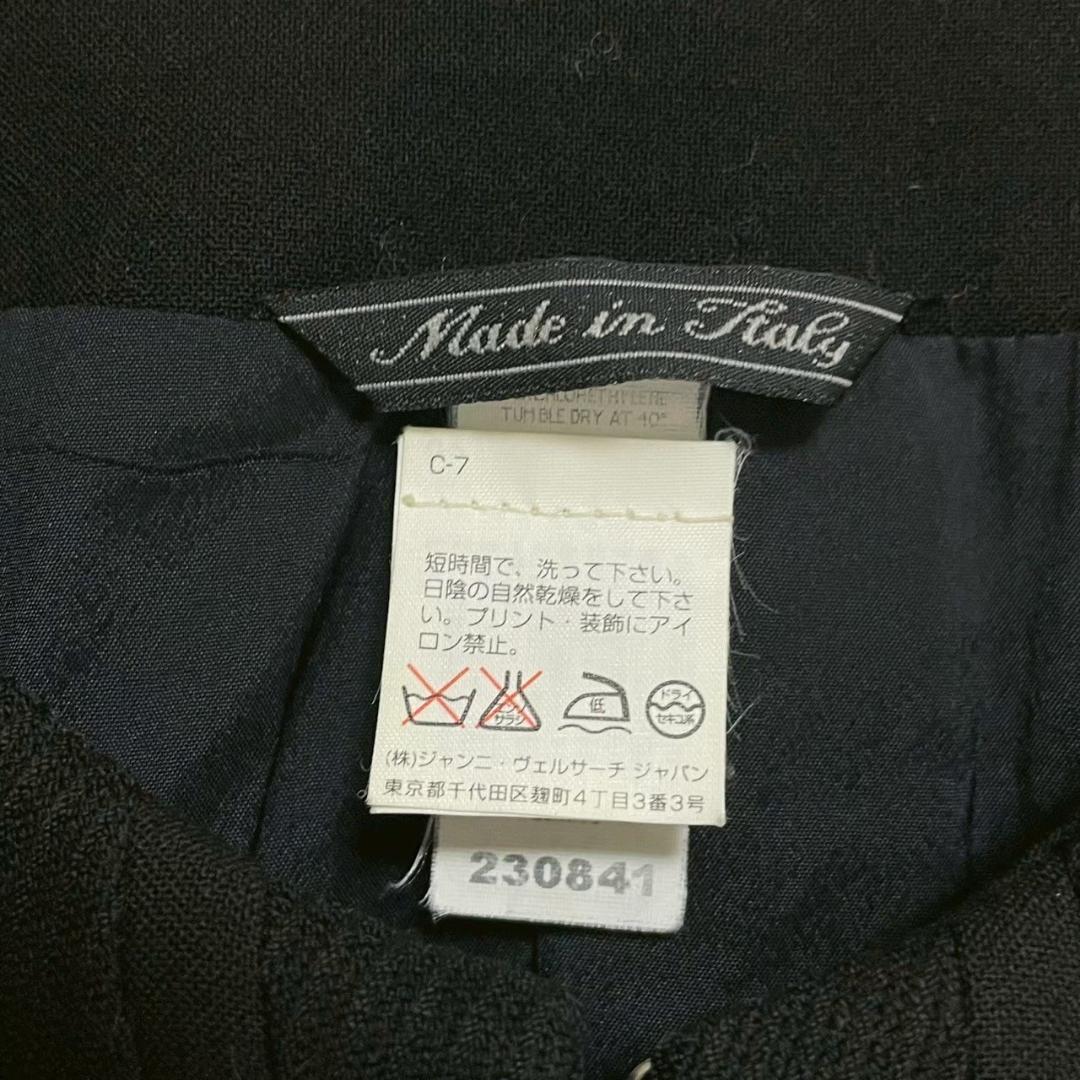 ジャンニヴェルサーチ セットアップ ノーカラージャケット スカート イタリア製