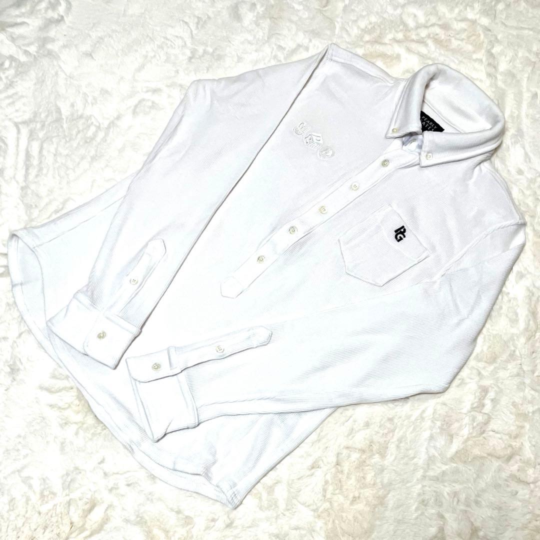 PEARLYGATESリブワッフルボタンダウンプルオーバーサイズ4