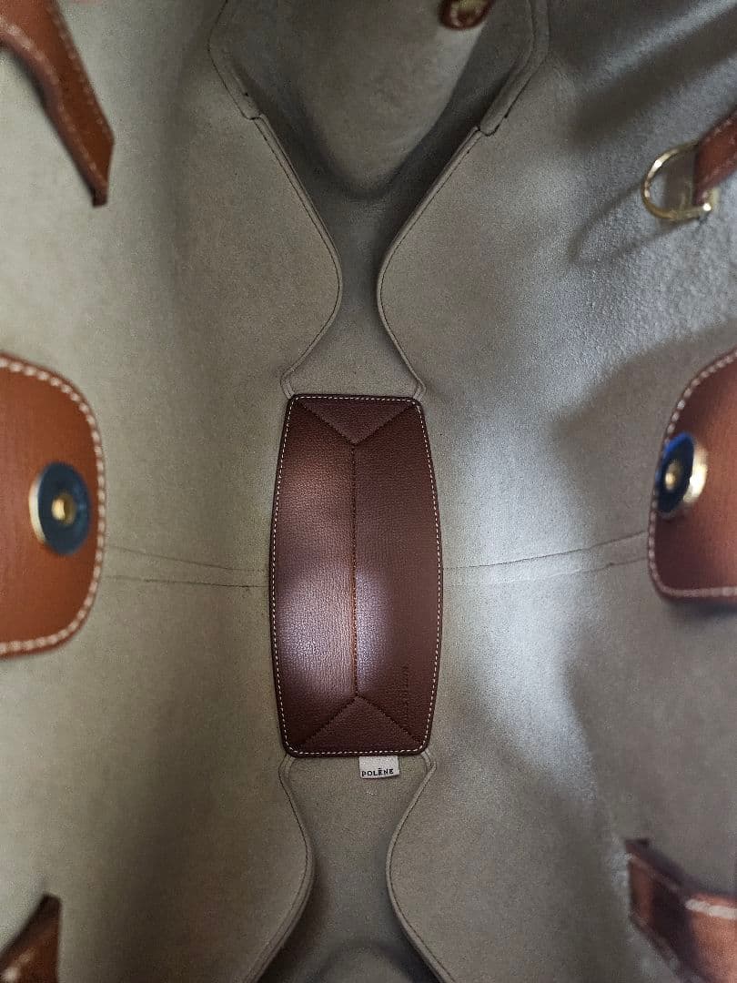 専用【未使用 正規品】ポレーヌCyme コニャック テクスチャード