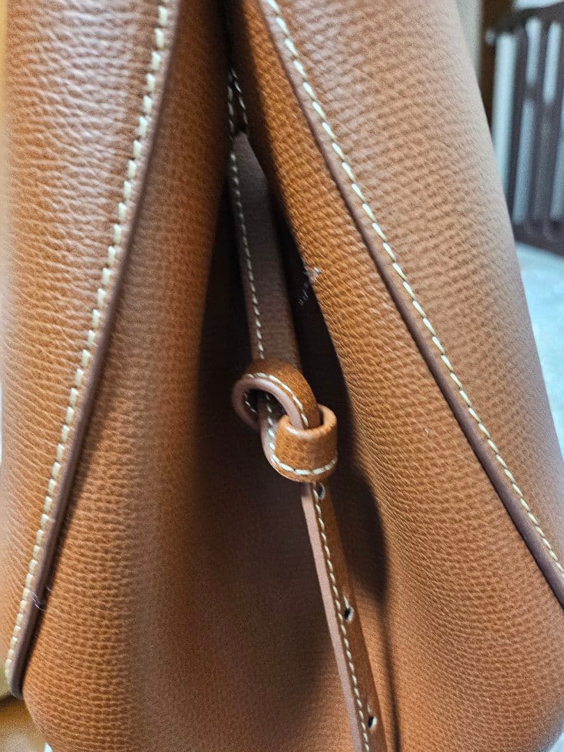 専用【未使用 正規品】ポレーヌCyme コニャック テクスチャード