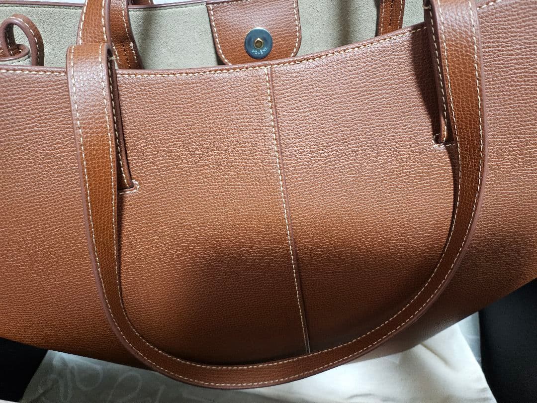 専用【未使用 正規品】ポレーヌCyme コニャック テクスチャード