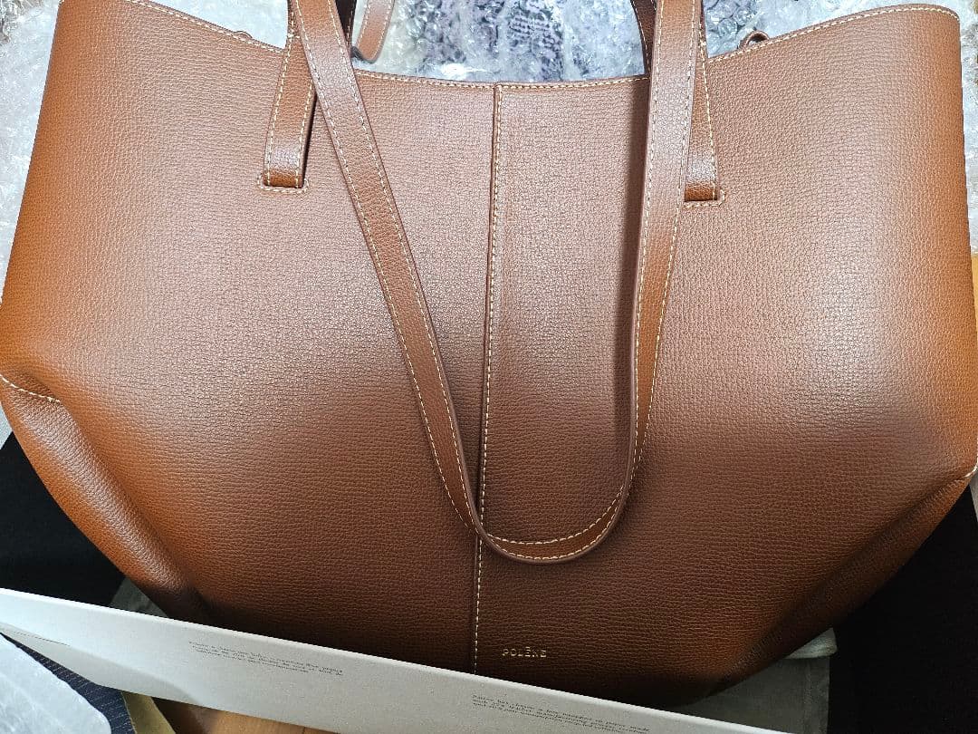 専用【未使用 正規品】ポレーヌCyme コニャック テクスチャード