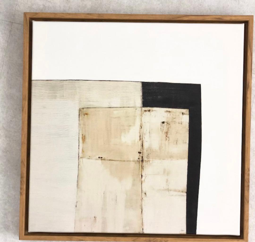 ART OF BLACK soak アートポスター フレーム付き 40×40cm