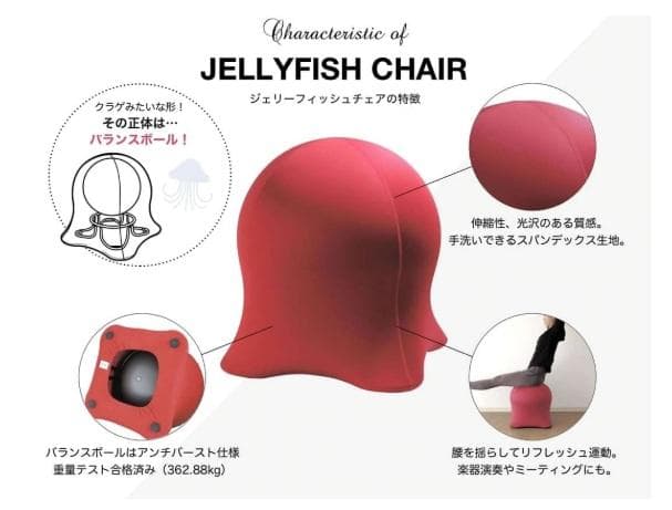 値下げ！ジェリーフィッシュチェア SPICE OF LIFE エクササイズ