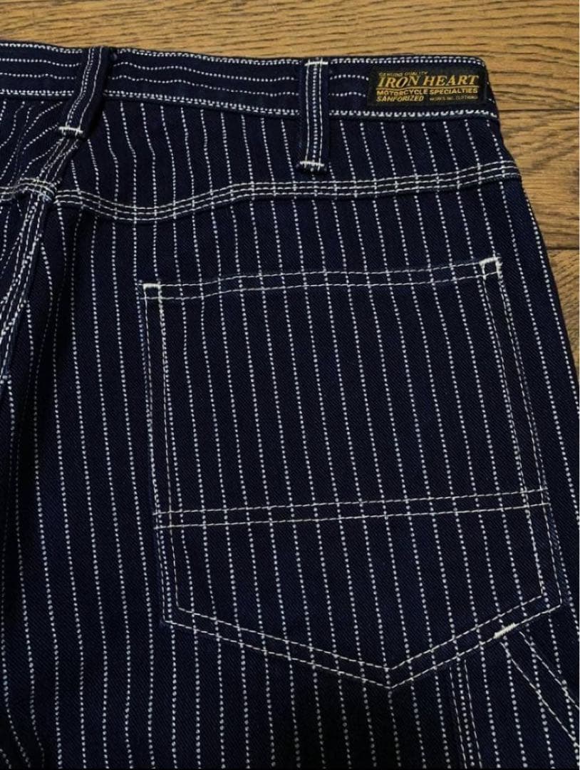 IRON HEART アイアンハート ウォバッシュ ペインター デニムパンツ