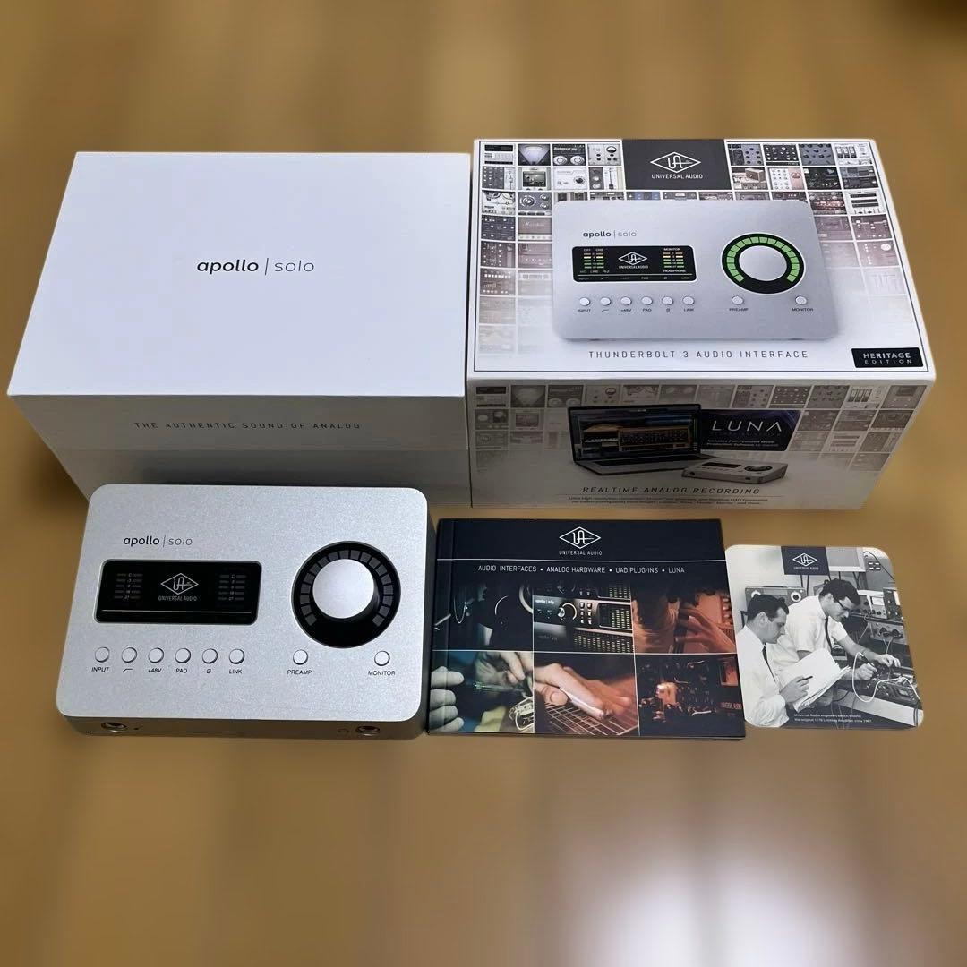 Apollo solo Thunderbolt プラグイン付き