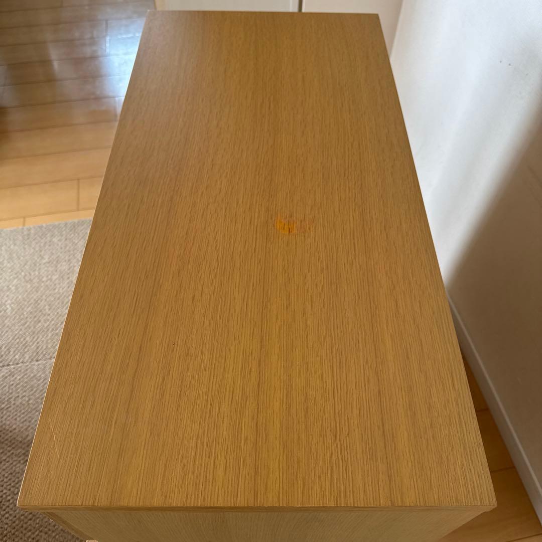 無印良品　収納チェスト　オーク材