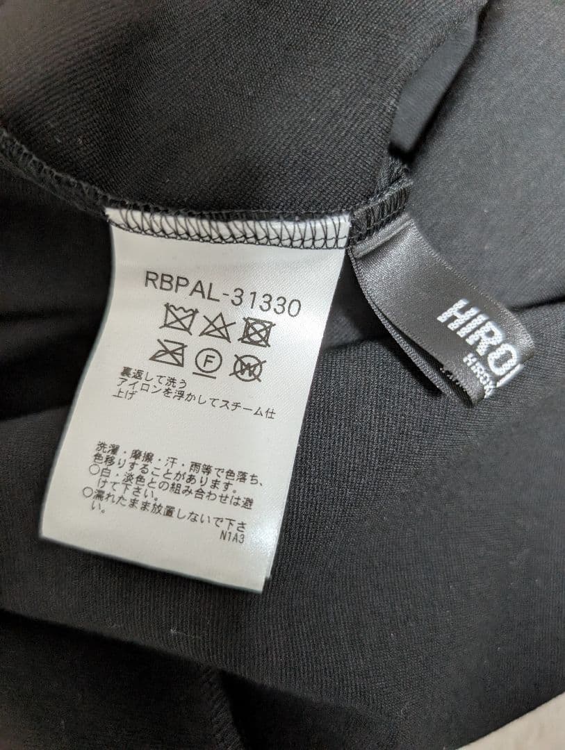 HIROKO BIS【日本製】フラワージャガード切り替えワンピース size9