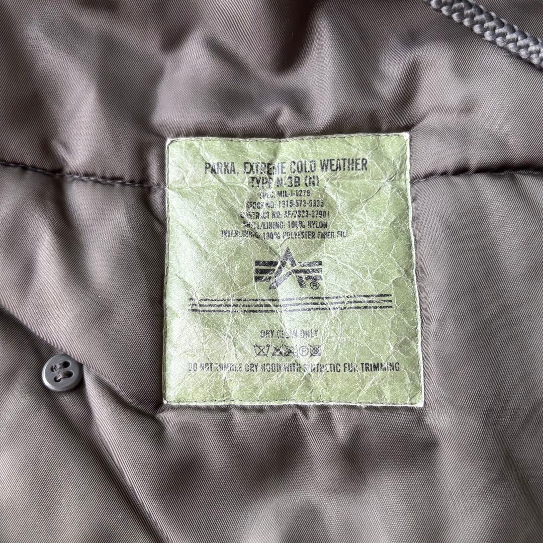 ✨️美品✨️ アルファインダストリーズ N-3B フライトジャケット L カーキ