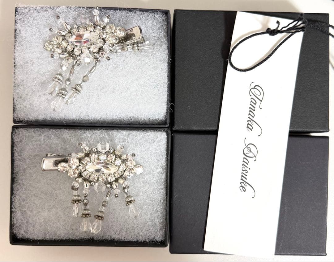 【tanakadaisuke/タナカダイスケ】crystal hair clip