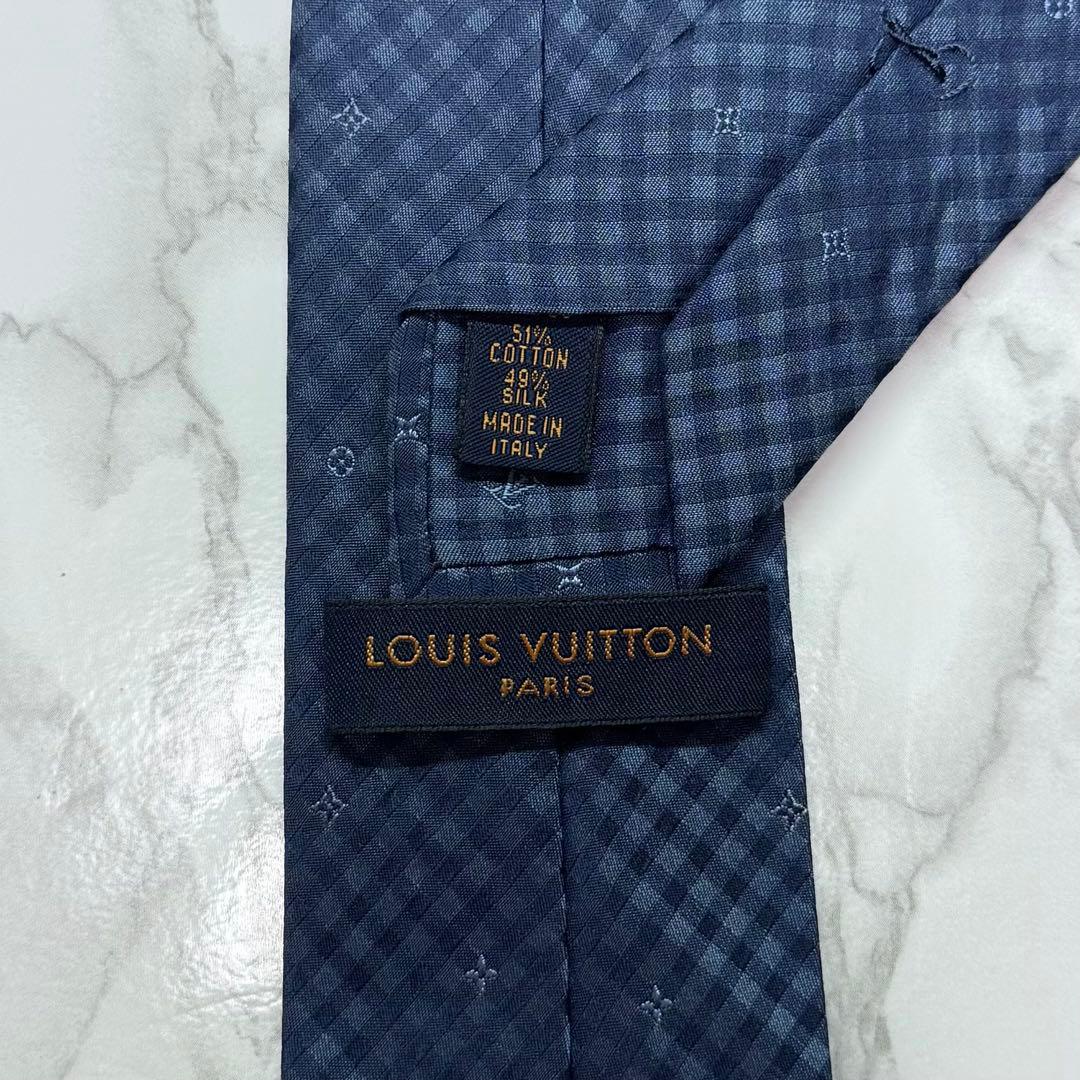✨極美品✨ 現行 LOUIS VUITTON ネクタイ シルク49% モノグラム