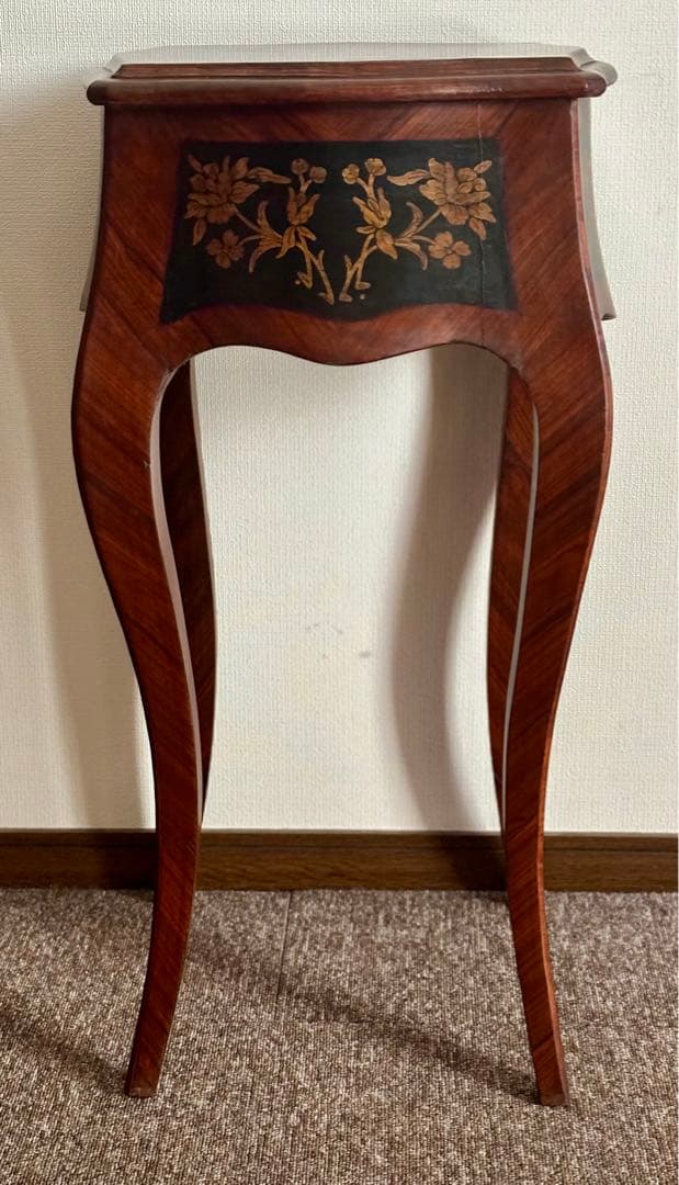 フランスアンティーク　家具　花台　サイドチェスト　キングウッド　1800年初頭