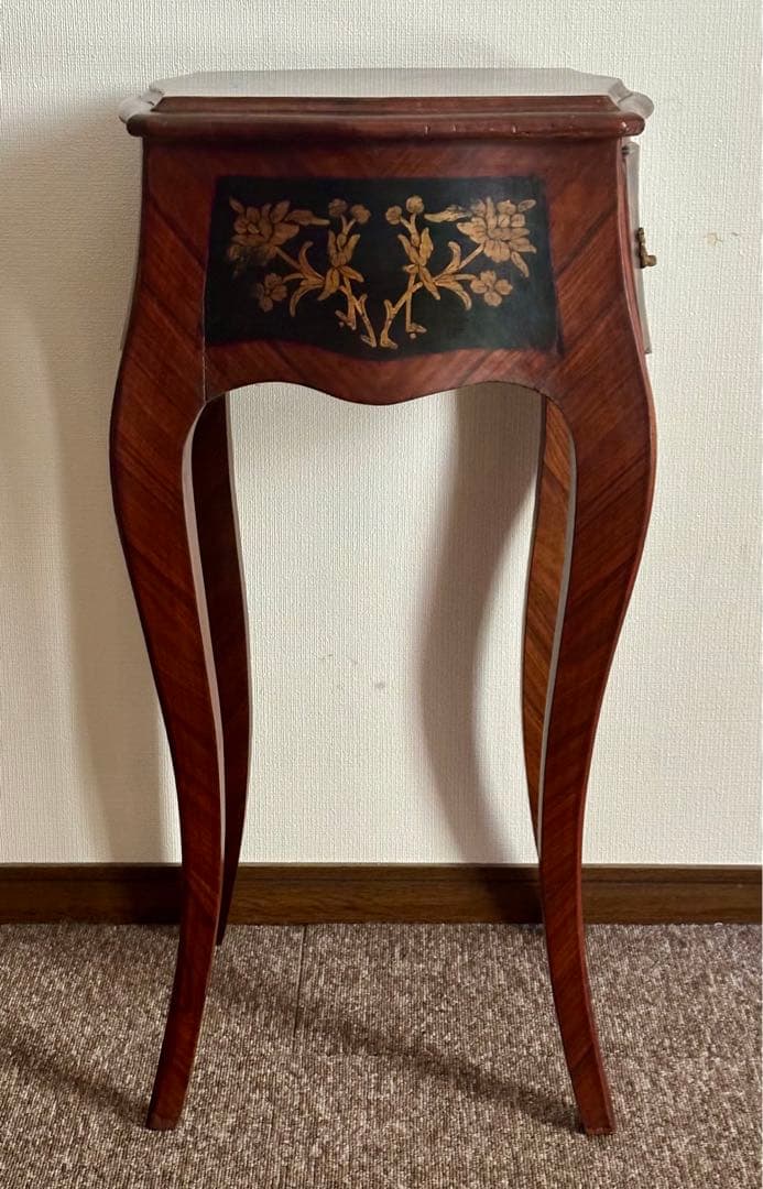 フランスアンティーク　家具　花台　サイドチェスト　キングウッド　1800年初頭