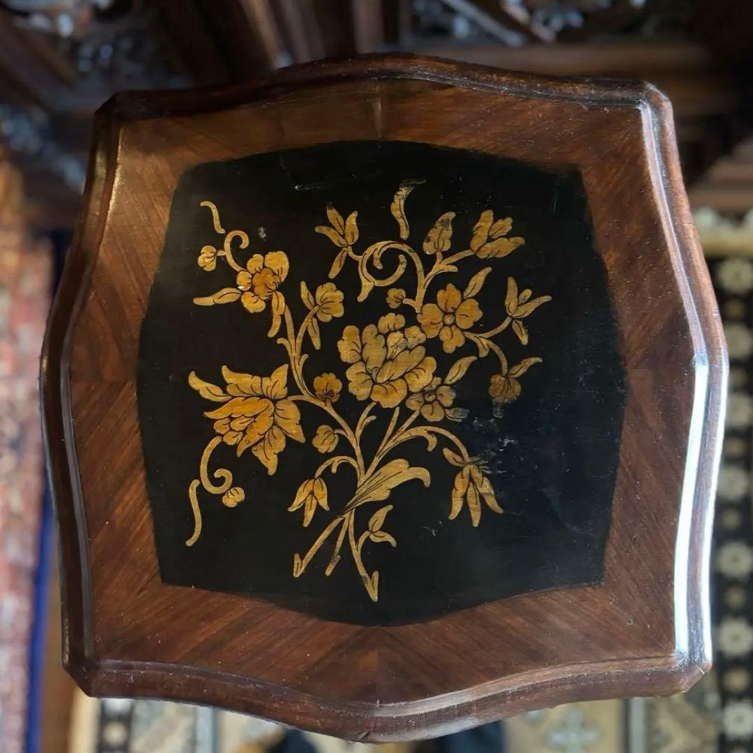 フランスアンティーク　家具　花台　サイドチェスト　キングウッド　1800年初頭