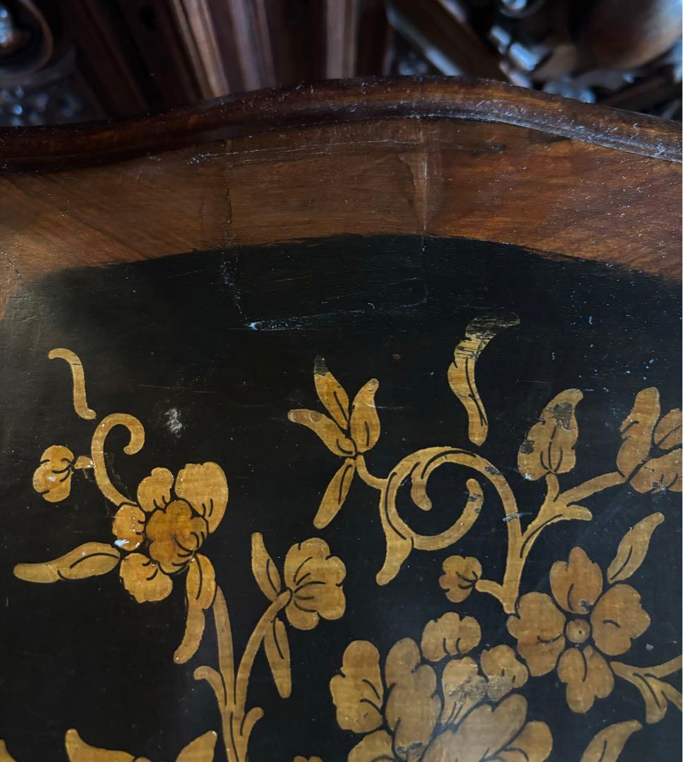 フランスアンティーク　家具　花台　サイドチェスト　キングウッド　1800年初頭