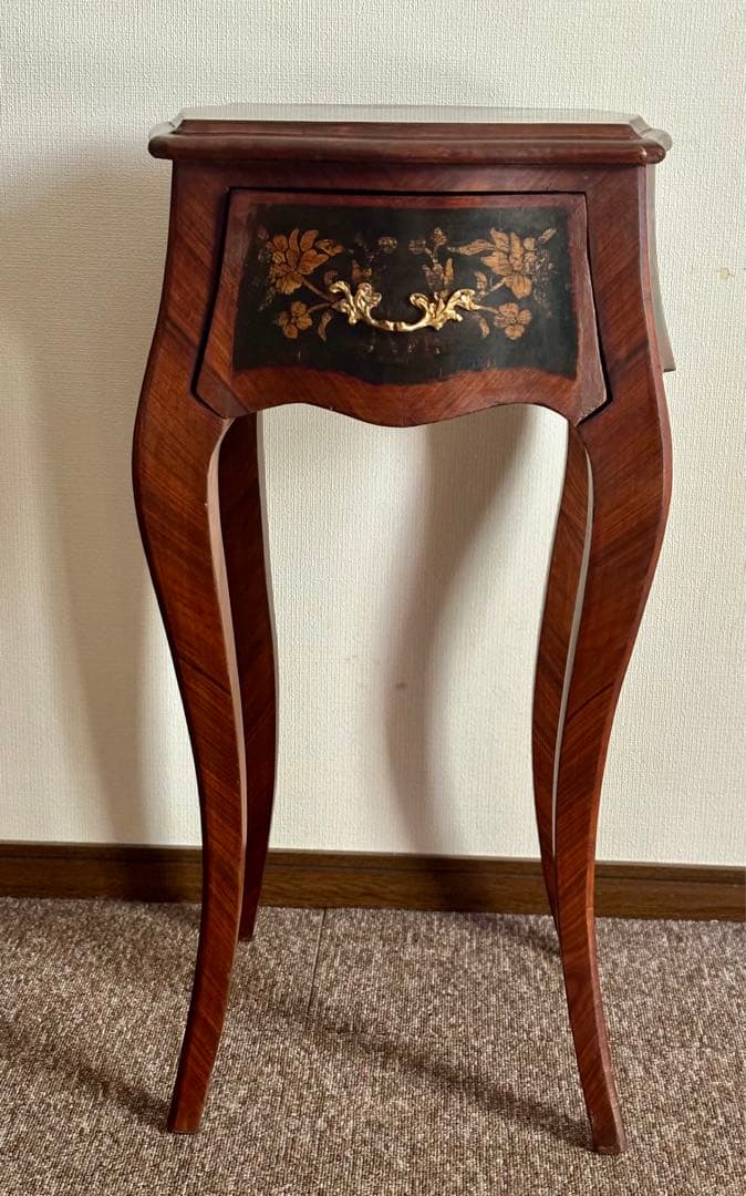 フランスアンティーク　家具　花台　サイドチェスト　キングウッド　1800年初頭