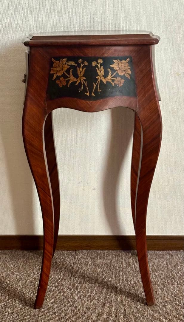 フランスアンティーク　家具　花台　サイドチェスト　キングウッド　1800年初頭