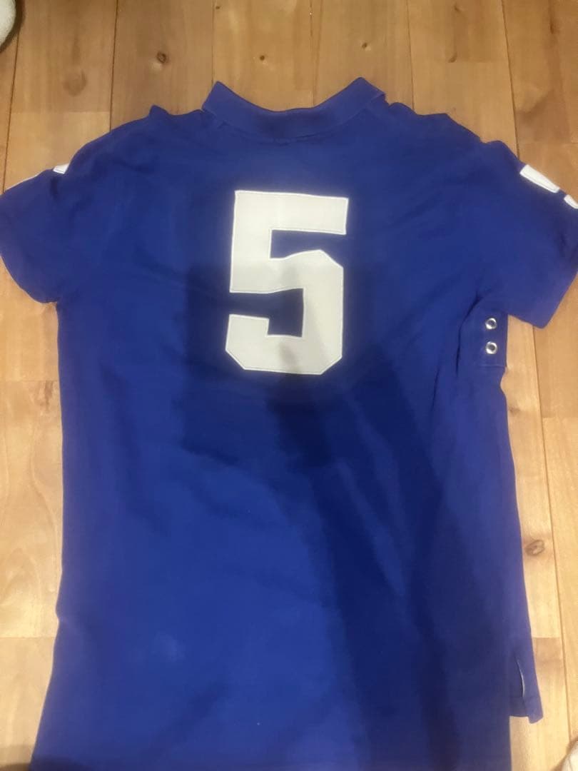 PARIS刺繍 ポロシャツ 青 ラルフローレン ビックポニー チーフキーフ