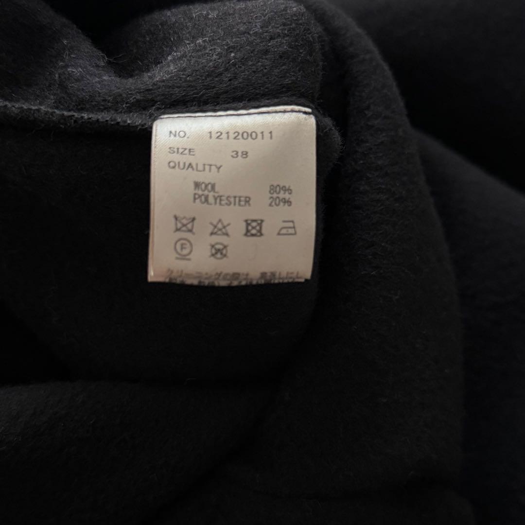 TODAYFUL Wool Over Coat ブラック　38