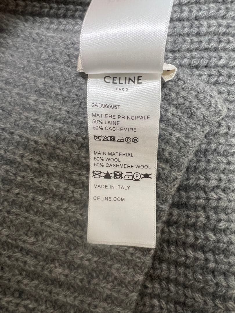 新品未使用CELINE グレー マフラー