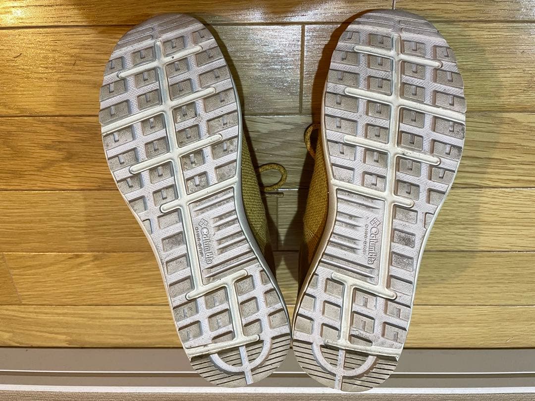 Colombia コロンビア　レイン　シューズ　golden yellow