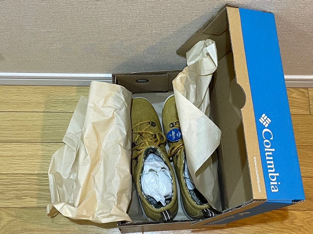 Colombia コロンビア　レイン　シューズ　golden yellow