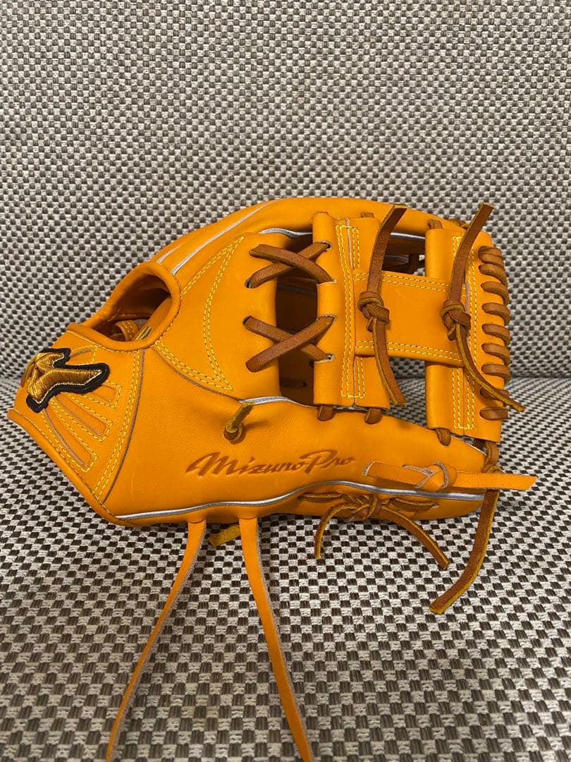 Mizuno Pro 硬式グローブ オレンジ