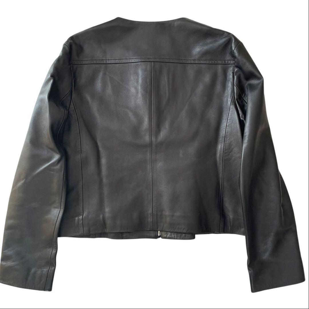 TOMORROWLAND トゥモローランド　レザージャケット　黒　36