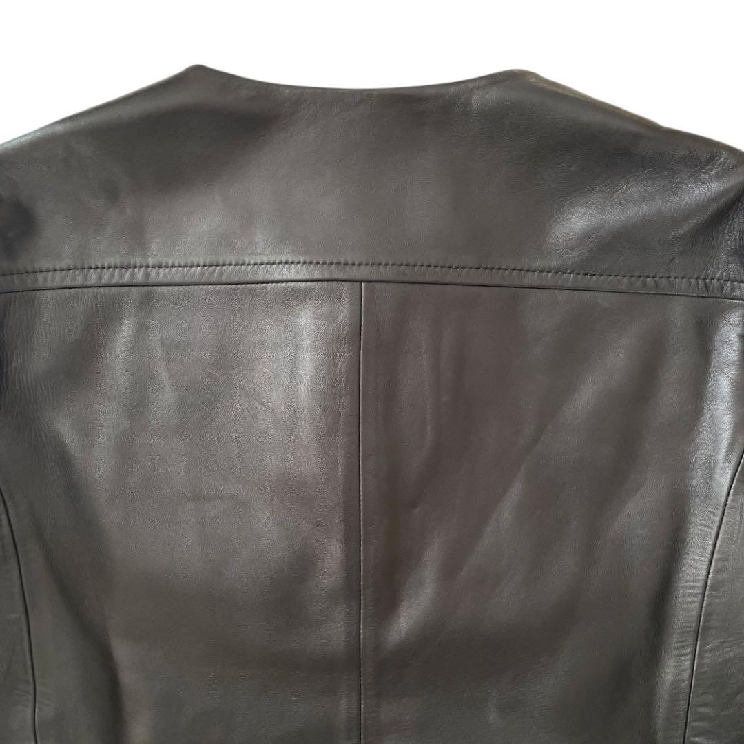 TOMORROWLAND トゥモローランド　レザージャケット　黒　36