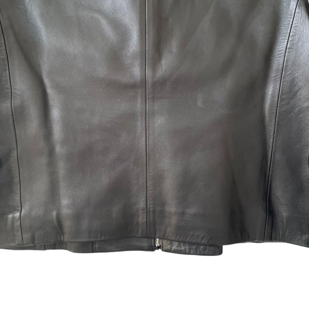 TOMORROWLAND トゥモローランド　レザージャケット　黒　36