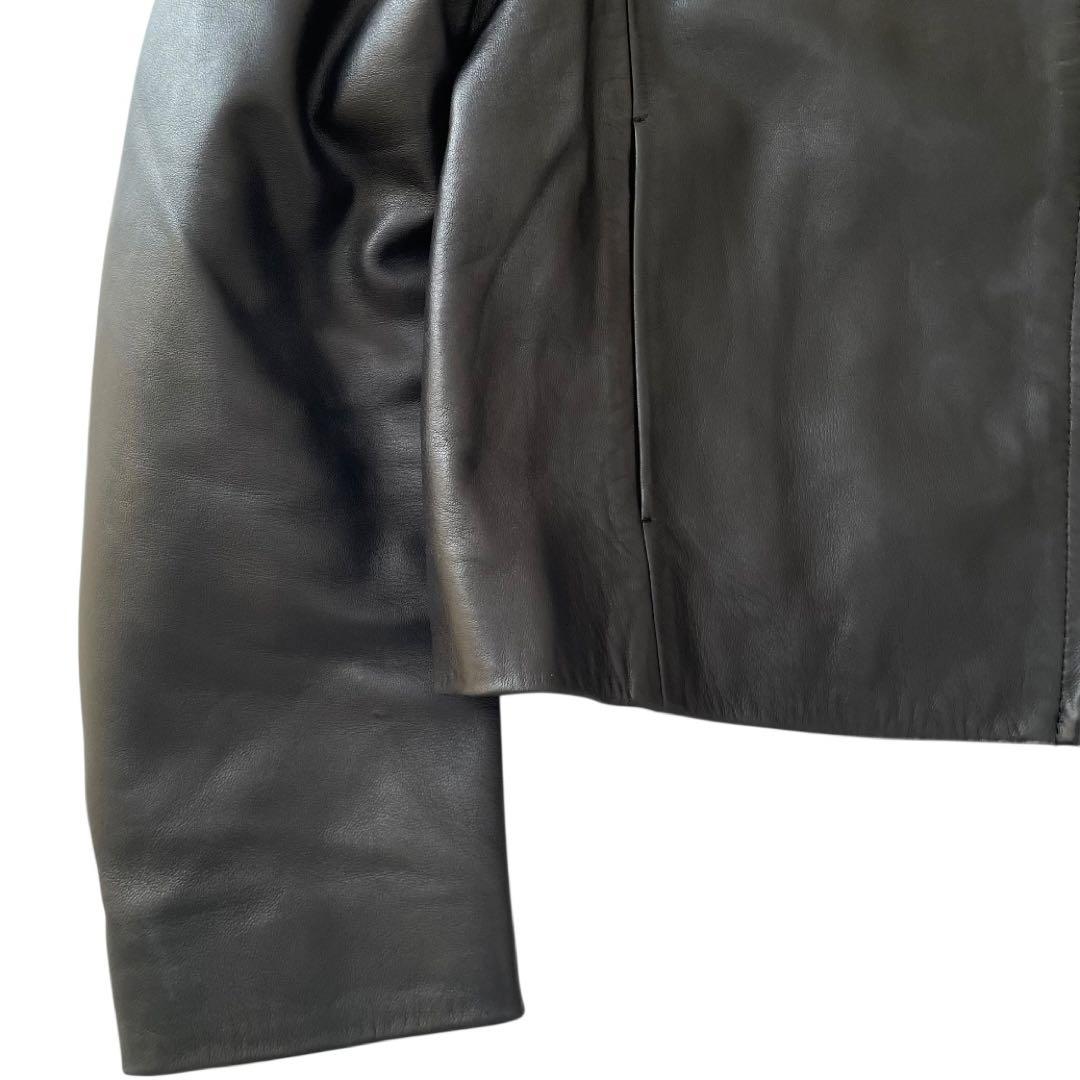 TOMORROWLAND トゥモローランド　レザージャケット　黒　36