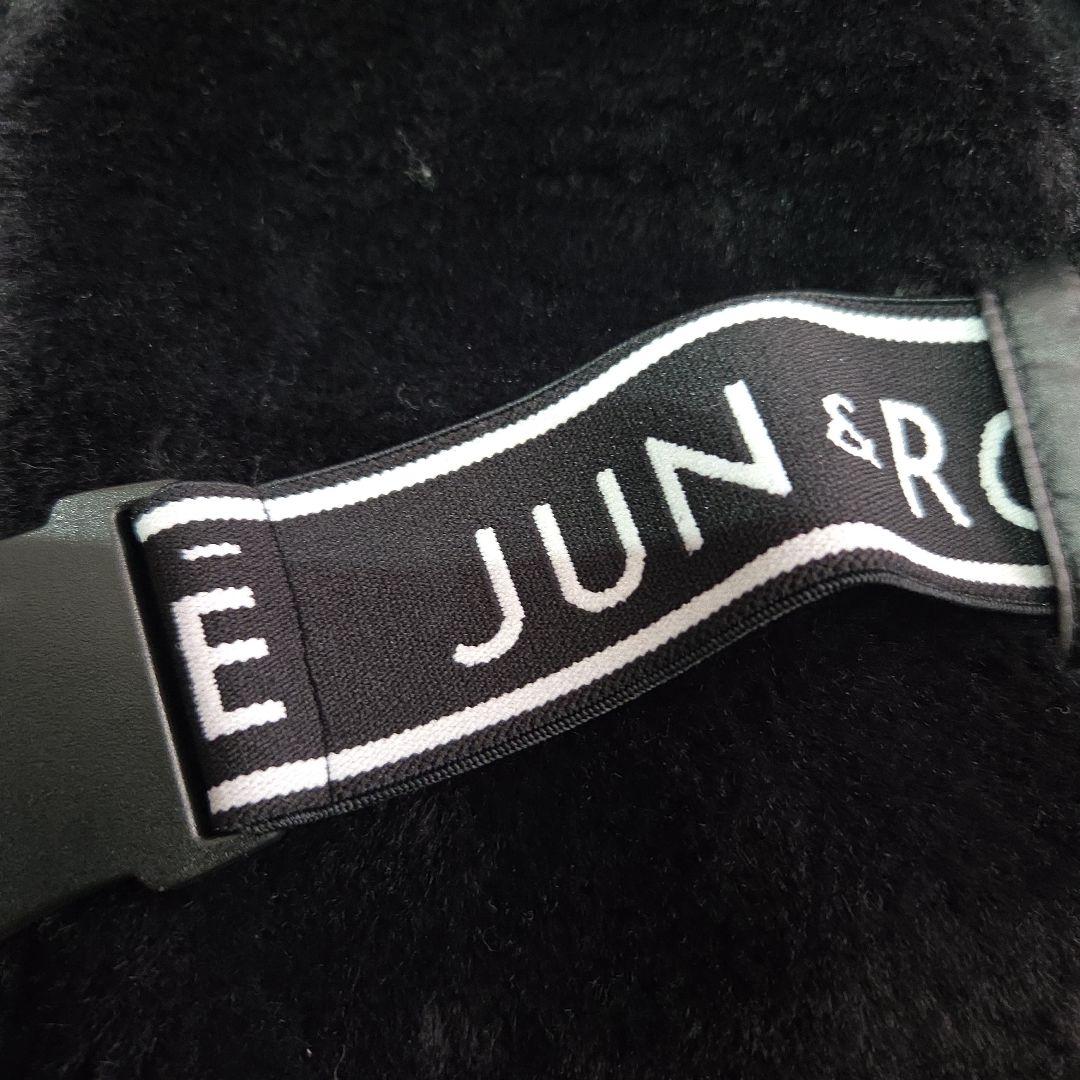 み*️様 JUN&ROPE ブラックファーワンピース