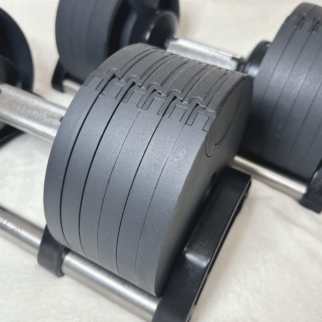 ① NUO FLEXBELL 20kg 可変式ダンベル　4kg刻み
