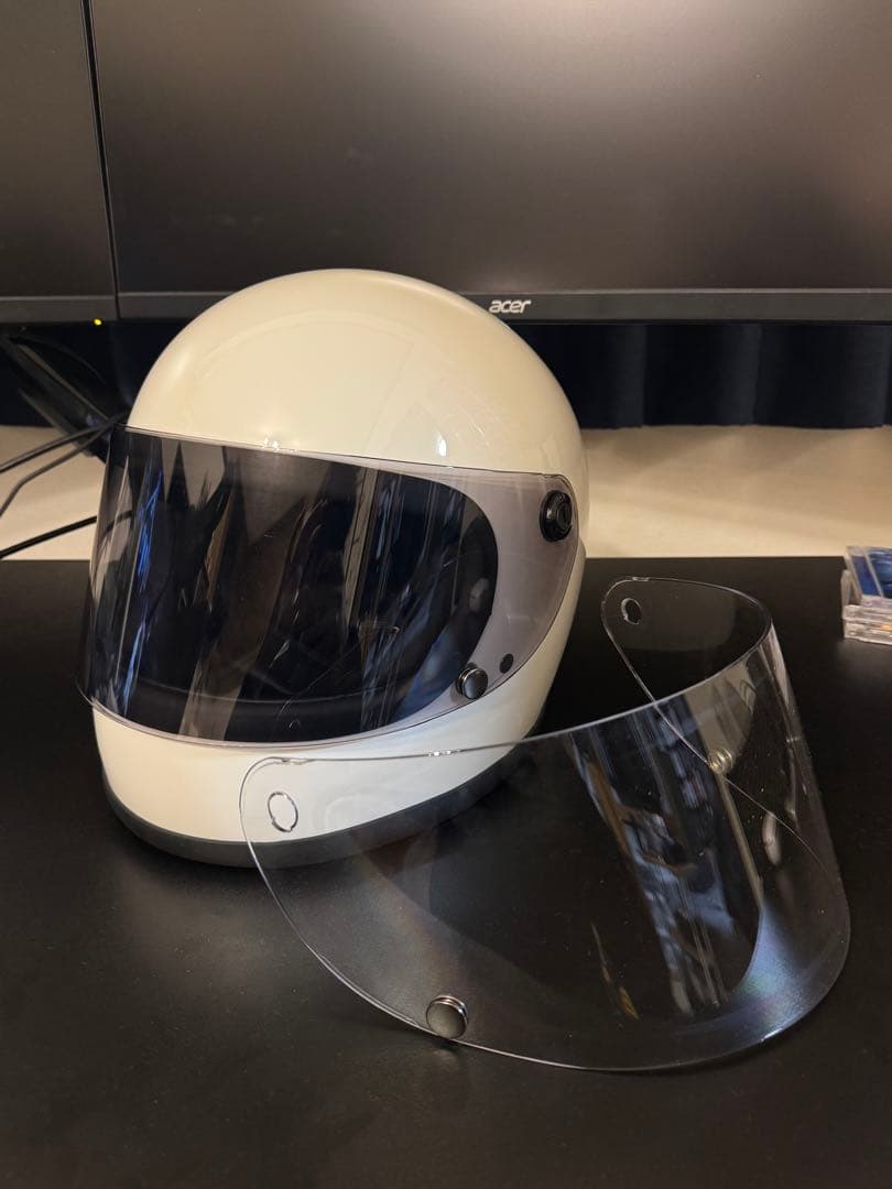 LEAD RX-200Rフルフェイスヘルメット スモークシールド付き