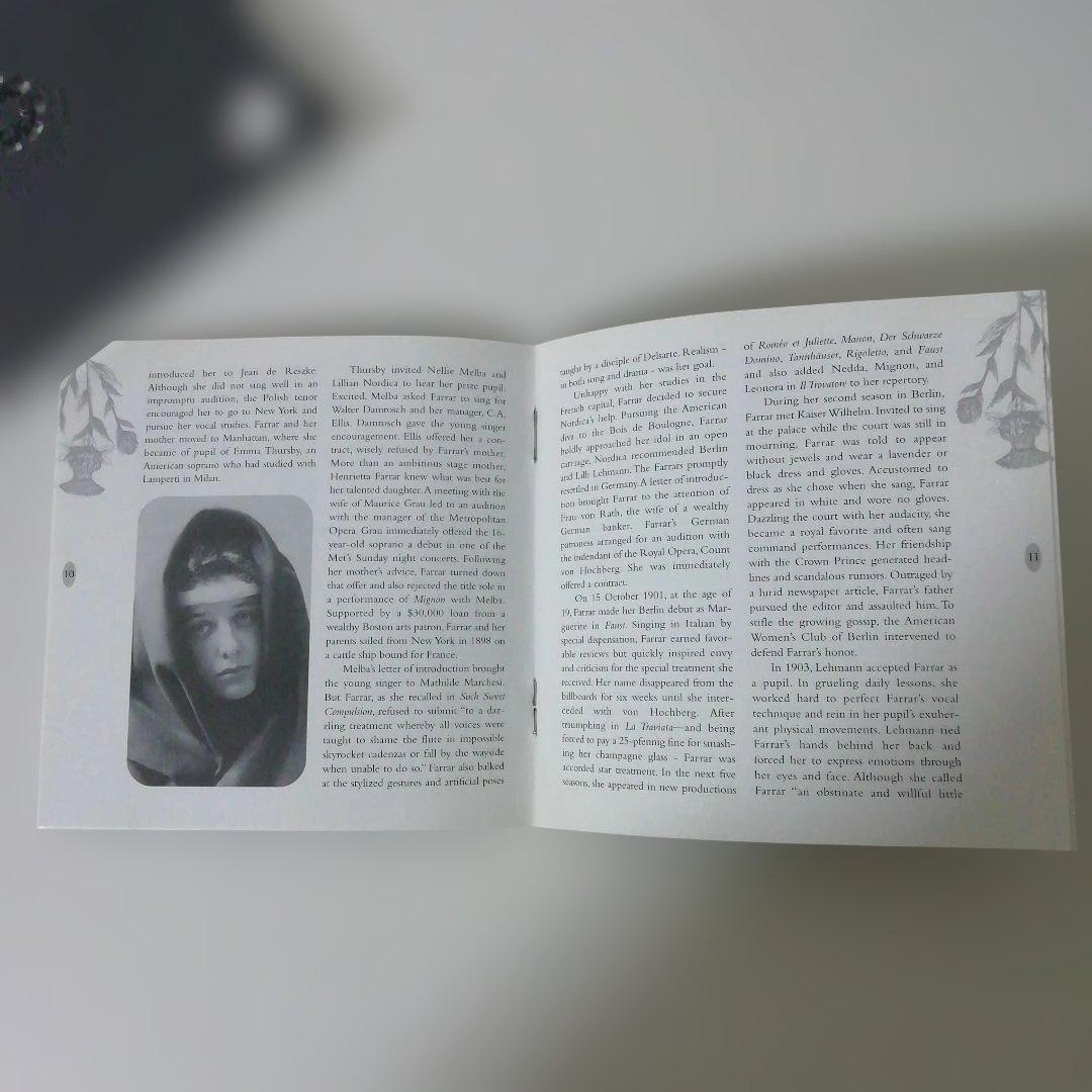 ジェラルディン・ファーラー　Geraldine farrar 1904-32