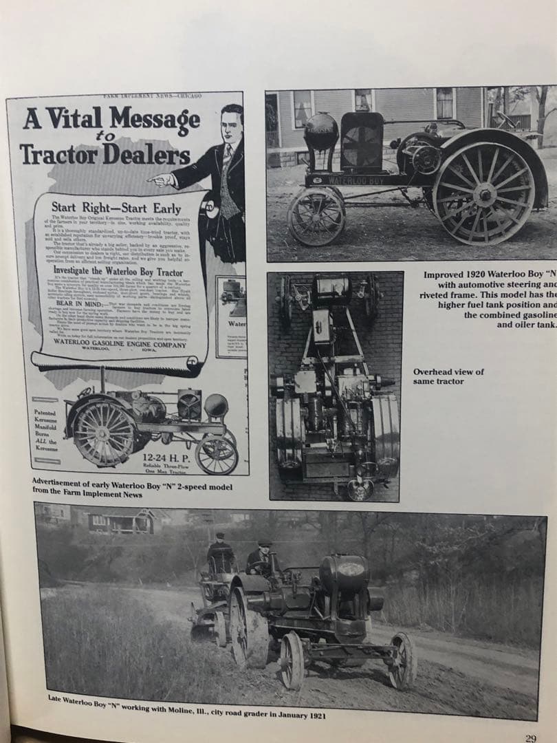 洋書 JOHN DEERE TRACTOR and EQUIPMENT vol.1