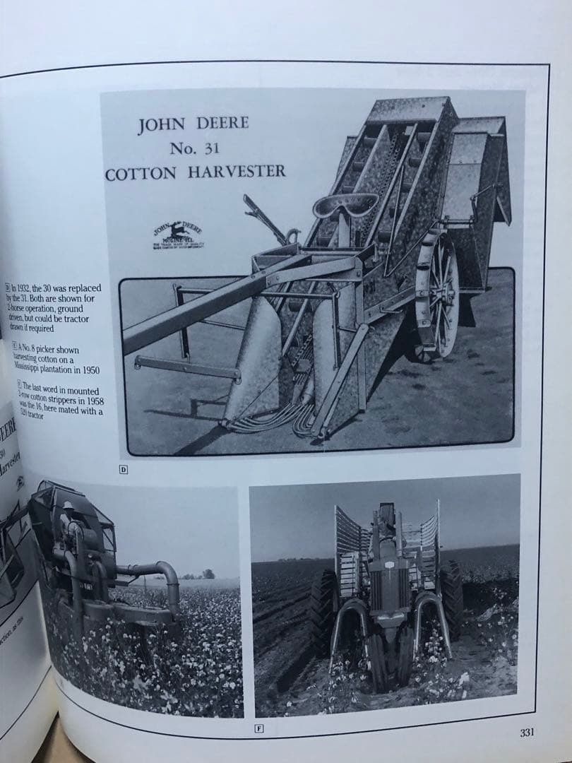 洋書 JOHN DEERE TRACTOR and EQUIPMENT vol.1